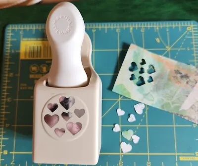 Martha Stewart 9 Heart Paper Punch WORKS GREAT  • $19.99