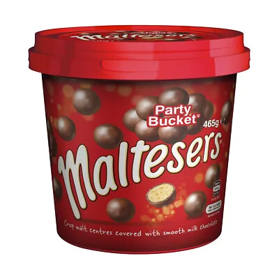 Mars Maltesers Party Bucket 465g Sweets Snack Crunchy Chocolate Bite Size Treats • $27.04