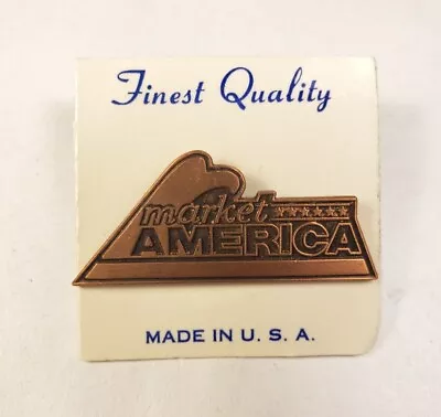 Vintage Market America Employee Lapel Pin Bronze Tone NEW Made In USA 1.5  • $9.31