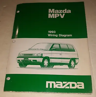 1993 Mazda MPV Wiring Diagram Manual • $25