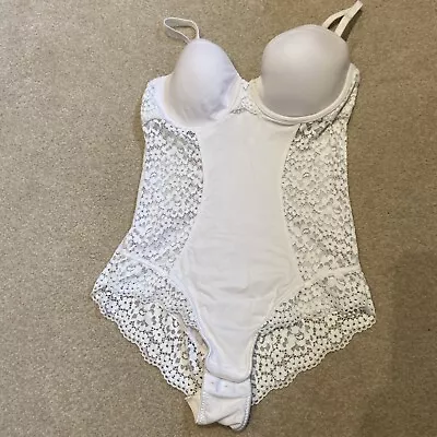 M&S Body Shaper 34C White Multi-way Light Control • £7.99