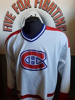 Montreal Canadiens Vintage Ccm Blank Jersey Nhl • $21.72