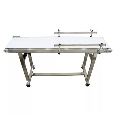 PU Belt Electric Conveyor Machine Food Industry Conveyor 110V 59 L 11.8 W 29.5 H • $745