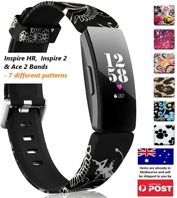 Pattern Inspire / HR / Ace 2 Replacement Silicone Sport Wrist Band Strap • $7.95