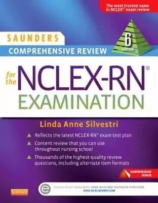$18 • Buy Saunders Comprehensive Review NCLEX-RN® Examination Linda Silvestri Study Guide
