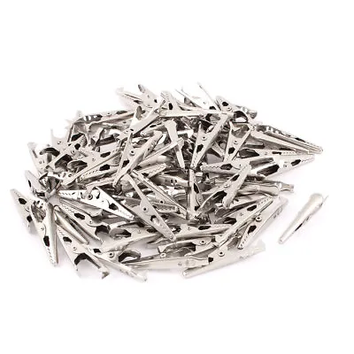 90pcs Mini Electrical Crocodile/Alligator Test Clip Clamp Jaw 10x42mm • $16.36