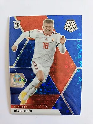 2021 Mosaic UEFA Euro 2020 Blue Prizm /99 Dávid Sigér David Siger #51 Rookie RC • £1.49