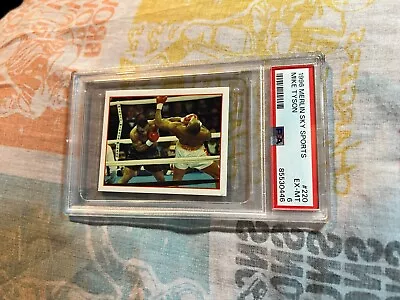 1996 Merlin Sky Sports Mike Tyson /ruddock #220 PSA 6 Boxing Card Sticker Rare • $29.99
