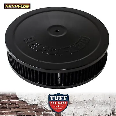 Aeroflow Black Air Cleaner Assembly 9” X 2” With Washable Filter Element New • $113.88