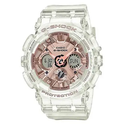 Casio Women's Watch G-Shock Translucent Resin Strap Shock Resistant GMAS120SR-7A • $98.93