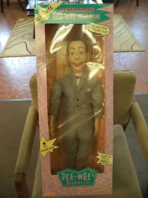 Matchbox Pee-Wee Herman 26  Ventriloquist Dummy Doll Pee-Wee's Playhouse NEW • $125