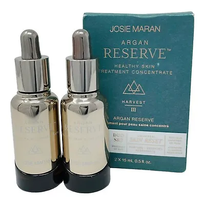 Josie Maran Argan Reserve Healthy Skin Reset Duo Set Harvest III 2 X .5 Oz • $116.34