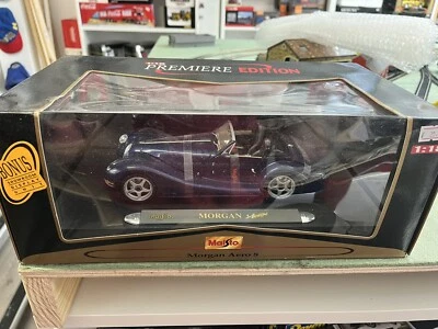 £33 • Buy Maisto Premier Edition 1:18 Morgan Aero 8 Diecast Model Car In Original Box