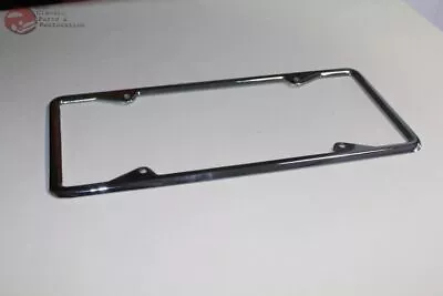 29-39 Chrome Front Rear California License Plate Frame Straight Corners New • $47.34