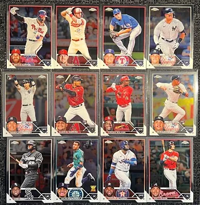 2023 Topps Chrome Baseball Complete Your Set You Pick Card 1-220 PYC WITH ROOKIE • $1.49