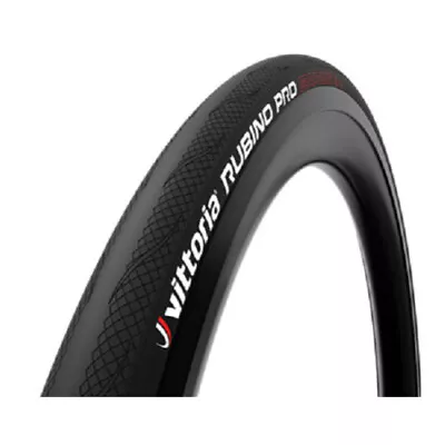 Vittoria Rubino Pro Performance Race Foldable Bike Tire 700x25c Full Black • $49.99