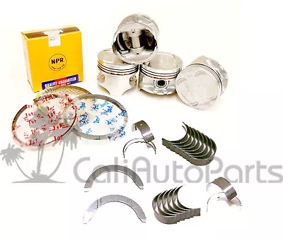 88 89 Acura Integra 1.6 D16A1 Pistons & Rings P29 & Main Rod Engine Bearings • $145.75