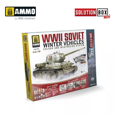 Solution Box Mini #20 - How To Paint WWII Soviet Winter Vehicles • $83.50
