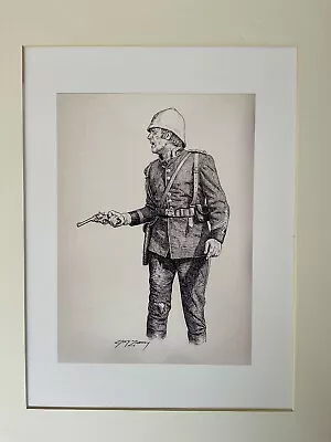 Officer 24th Regiment Zulu Wars. Mounted Print. Size 20 X 16 Ready To Frame • £20