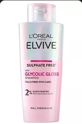 L'Oreal Paris Elvive Glycolic Gloss Shampoo With Gloss Complex And Glycolic Aci • £15.50