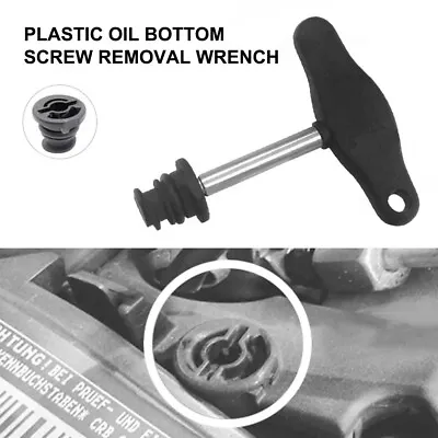 Car Oil Pan Drain Plug Screw Removal Install Tool Fit For T10549 VW Audi Skoda • $7.93