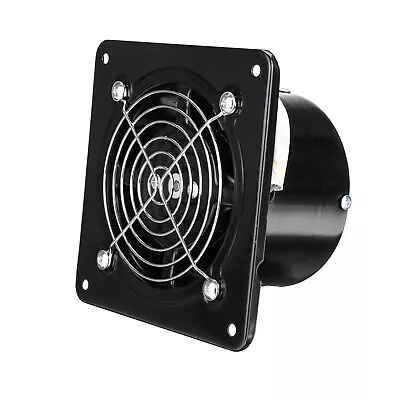 6  Exhaust Fan Ventilation Extractor Fan 110V Square Wall-Mounted Blower Black • $21.99