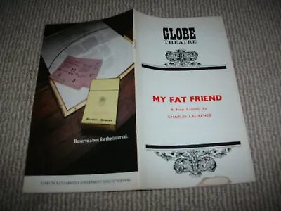 My Fat Friend Theatre Programme (west End Kenneth Williams Jennie Linden) • £6