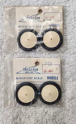 Williams Brothers  Miniature Scale Wheels 2 Sets Brand New Old Stock. 1-1/2  127 • $9.95