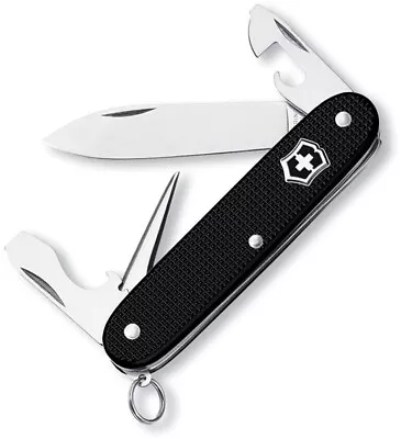 New Swiss Army 0.8201.23r-x1 Black Alox Pioneer  Victorinox Knife New In Box • $50