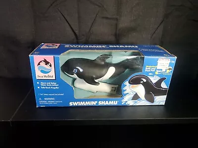 Vtg 1996 Sea World  Swimmin Shamu  Swimming Motorized Bath Pool Toy Whale Boat • $149