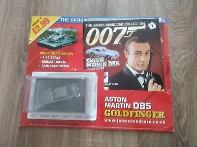 £14.95 • Buy The James Bond Car Collection Issue 1 Carded Aston Martin Db5 Goldfinger 