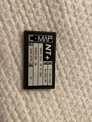 C-MAP NT+ NA-C601 C-Card Format Santa Cruz Mexico To Cape Mendocino CA • $59.99