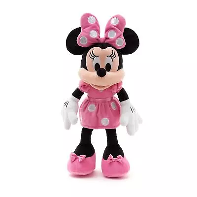 Disney Minnie Mouse Cuddly Soft Toy Teddy Fluffy Plush Pink Character 45cm/17.7  • £18.40