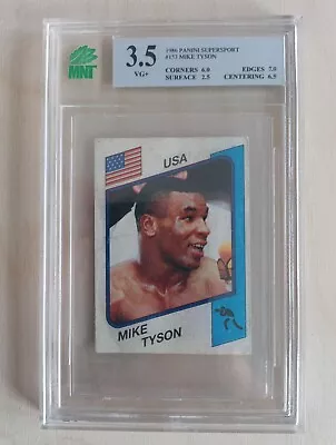 1986 Mike Tyson Panini Supersport -rookie • $52.15