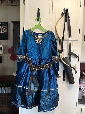 Disney Parks “Brave” Merida Dress With Bow & Arrows-S(6-7)+ Brave The Movie • $50.99