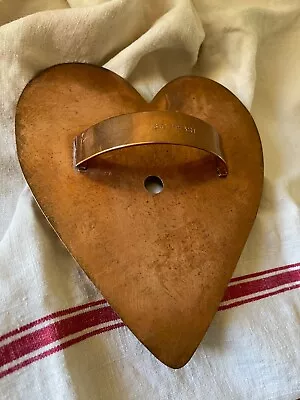 Martha Stewart By Mail Copper Cookie Cutter BIG HEART • $60