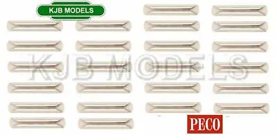 BNIB N Gauge PECO SL-310 Rail Joiners Nickel Silver Fishplates (24 Pk) • £3.30