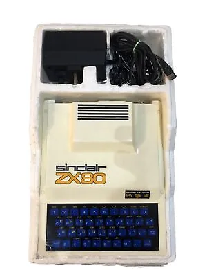 ** VINTAGE 1980 ** Sinclair ZX80 - Original Box Manual And Power Supply • £900