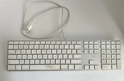 Genuine Apple USB Wired Keyboard A1243 With 10 Key For IMac Mac Mini Mac Pro • $24.69