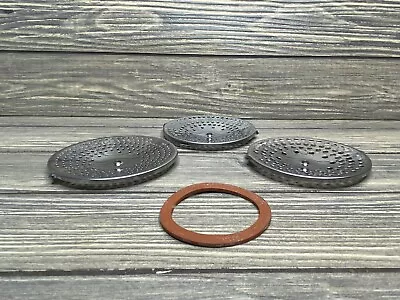 Vintage Food Mill Disks Set Of 3 Replacement Part Piece  • $23.99