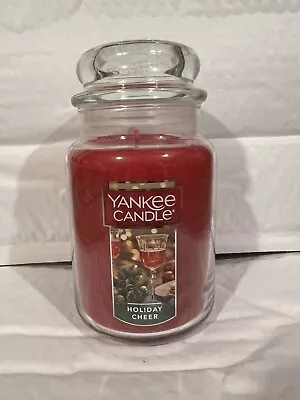 Yankee Candle Large Jar Holiday Cheer Christmas 22oz 623g RARE • £32.95