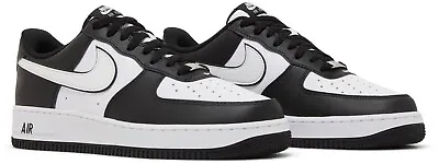 Nike Air Force One 1 Panda Black White Swoosh Shoes Low Top Sneakers Men Size • $237.61