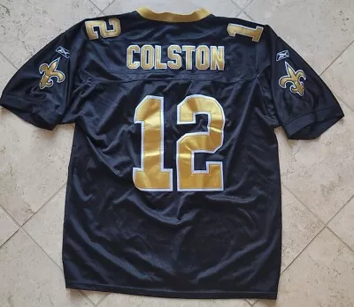 Marques Colston 12 New Orleans Saints Reebok Stitched Jersey Men’s Size 56 VTG • $69.99