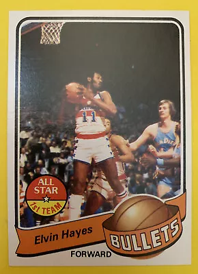 1979-80 Elvin Hayes #90 Topps Washington Bullets Basketball Card NBA Vintage • $4.76