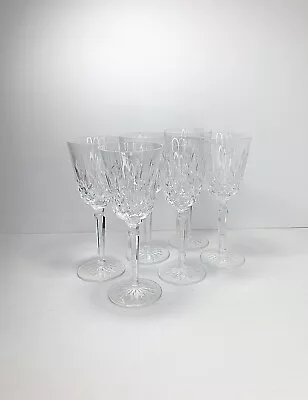 $399.99 • Buy Waterford LISMORE, Set Of 6 Crystal Tall Water Goblets, 8 1/4” 9oz Signed