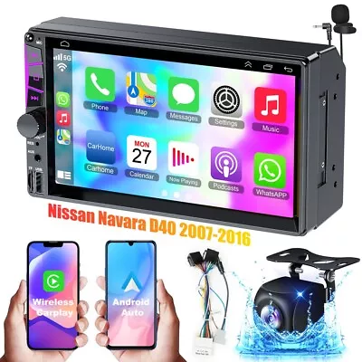 7  Car Stereo Radio For Nissan Navara D40 2007-2016 Head Unit For Apple CarPlay • $139.77