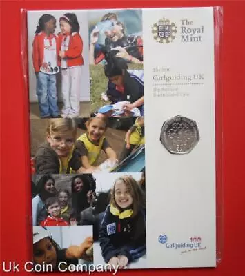 2010 Girlguiding Royal Mint Brilliant Uncirculated 50p Coin Sealed In Pack • £34.95