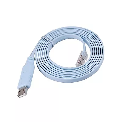 USB RJ45 Network Switch Cable For Cisco H3C Router Rollover Console Debug Line • $13.95