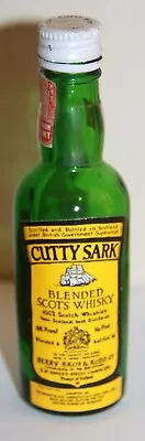 Vintage Bottle Mini Cutty Sark Whisky 1/10 Pint Airline Size Liquor • $9.99