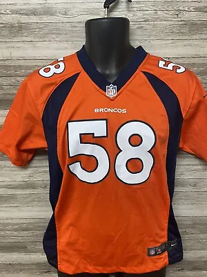 Nike On The Field Denver Broncos Von Miller Football Jersey Size Youth Large Top • $22.02